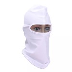 Face protection mask / hood, for paintball, skiing, motorcycling, airsoft, white color